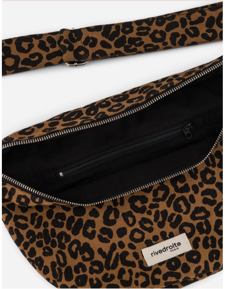 I- SAC BANANE CUSTINE XL LEOPARD
