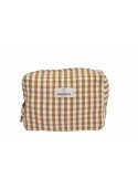 I- Trousse de toilette vichy curry
