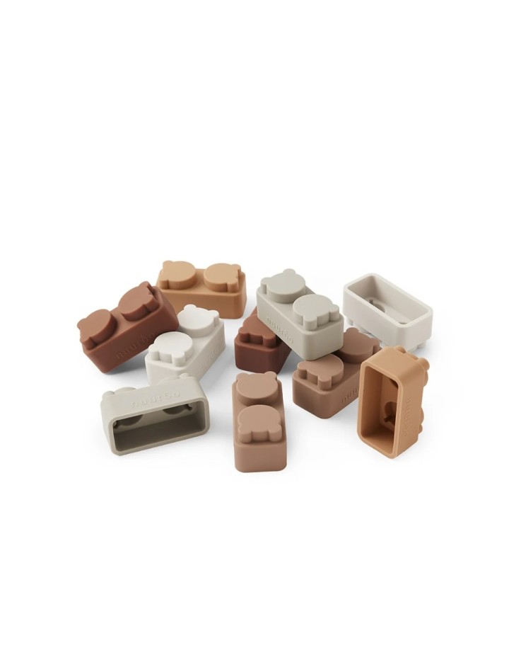 I- LOT DE 10 BLOCS EN SILICONE À ASSEMBLER