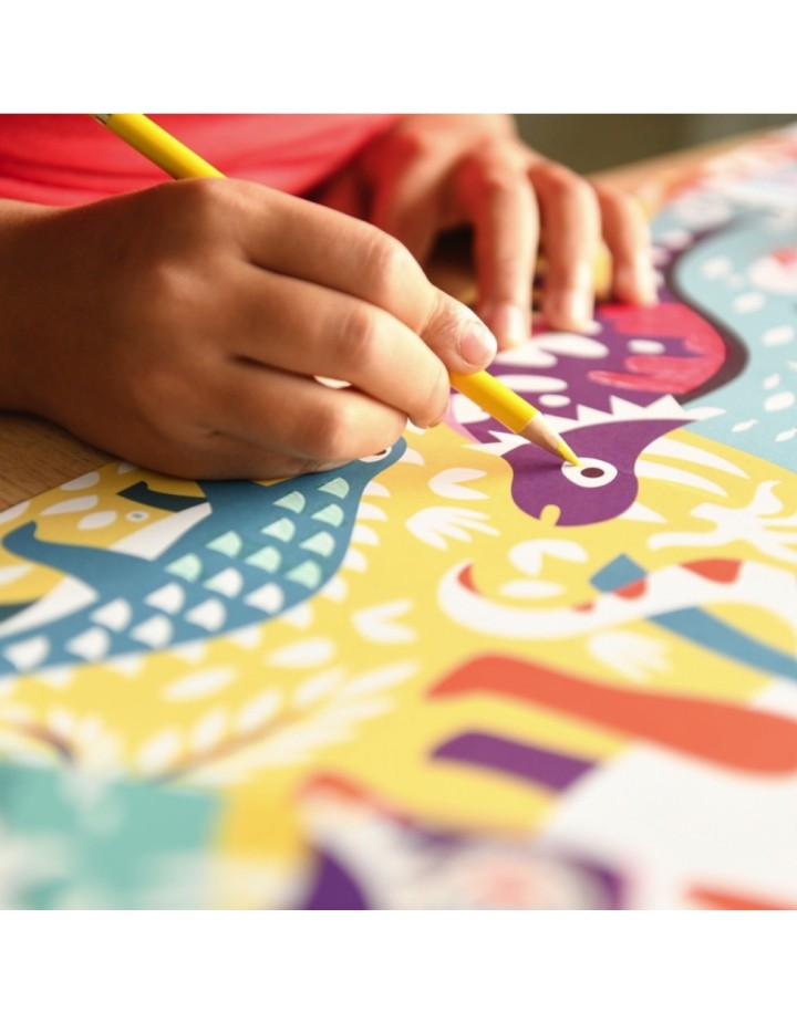 I- POSTER A COLORIER DINO