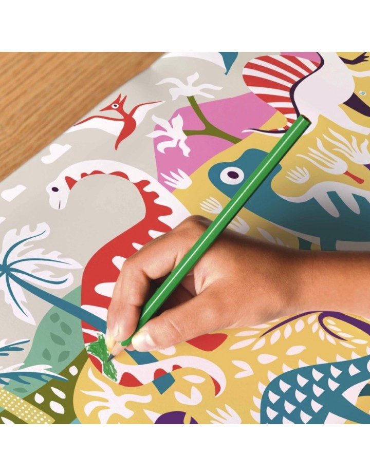 I- POSTER A COLORIER DINO