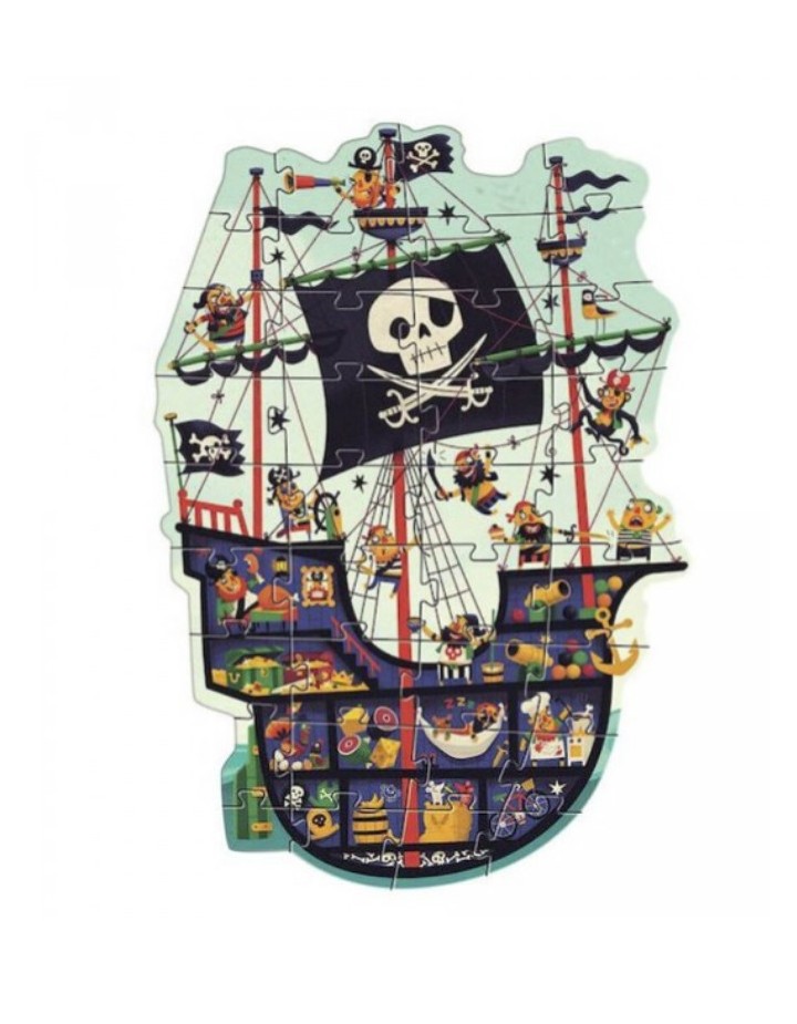I- Puzzle géant bateau pirate