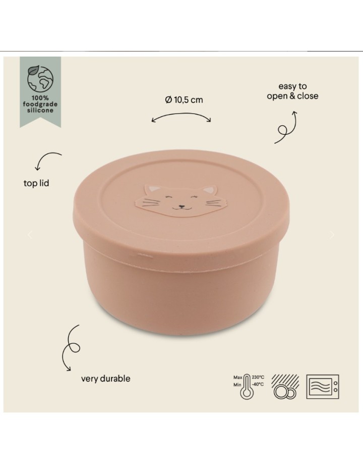 I- BOÎTE À COLLATIONS EN SILICONE MRS. CAT