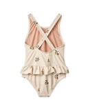 I- Maillot de bain SEERSUCKER AMARA PEACH