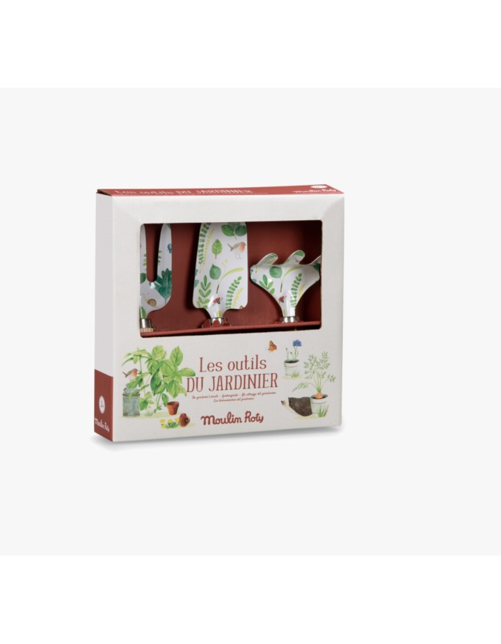 Set outils jardinage enfant Moulin Roty Jardin du Moulin