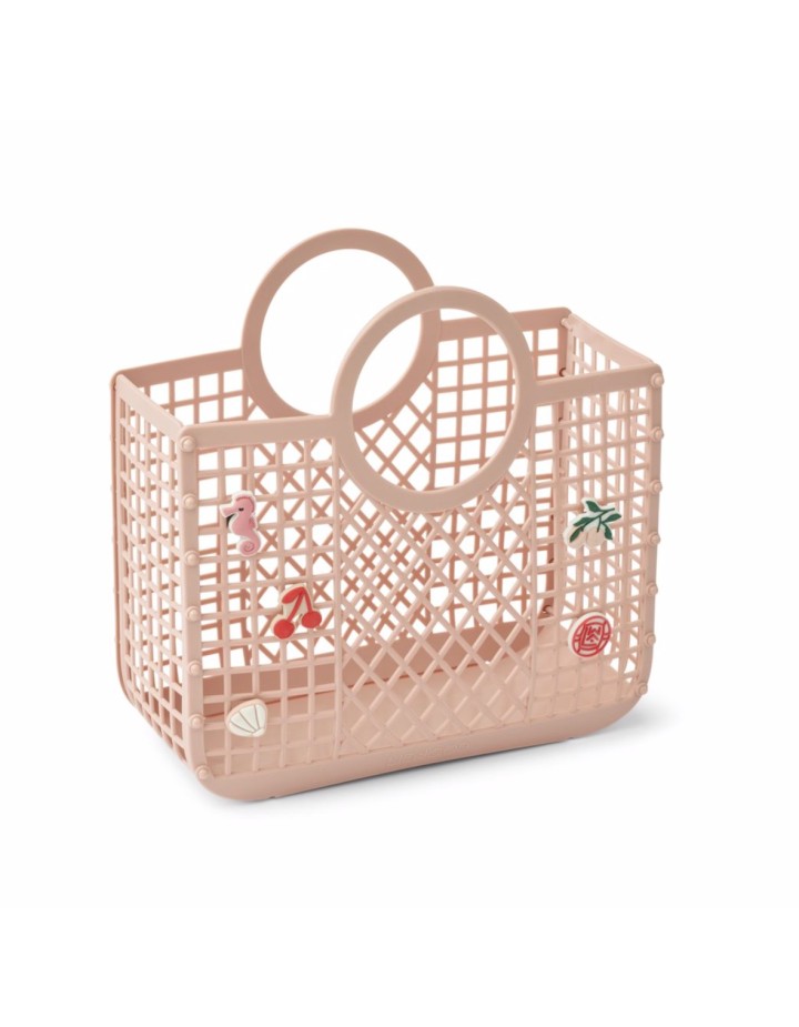 Panier enfant Samantha avec charms Liewood Rose