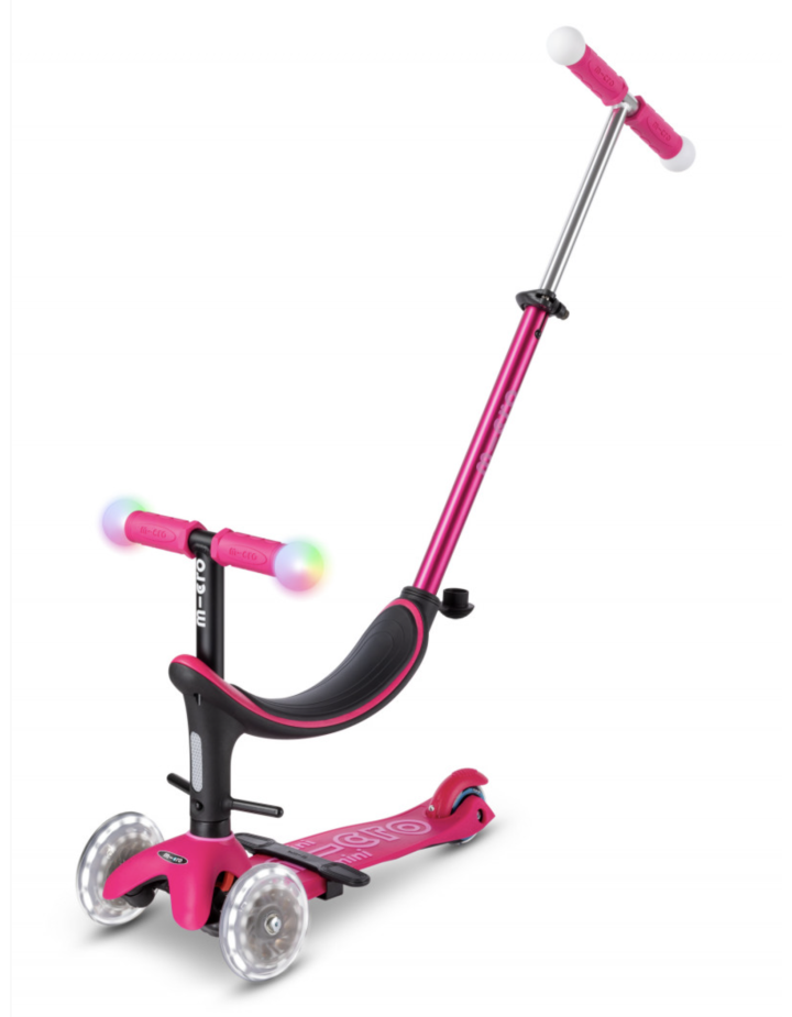 I- TROTINETTE MINI MICRO 3EN1 REVOLUTION MAGIC ROSE