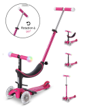 I- TROTINETTE MINI MICRO 3EN1 REVOLUTION MAGIC ROSE