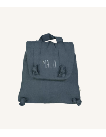 Sac à Dos bleu souris - PETIT PICOTIN Sac à Dos bleu souris - PETIT PICOTIN