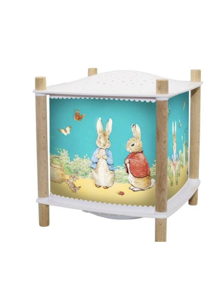 I- VEILLEUSE MUSICALE ET PROJECTEUR D'ÉTOILES PETER