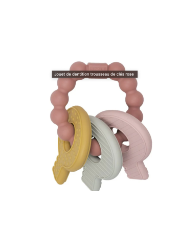 I- TROUSSEAU DE CLÉS DE DENTITION ROSE I- TROUSSEAU DE CLÉS DE DENTITION ROSE