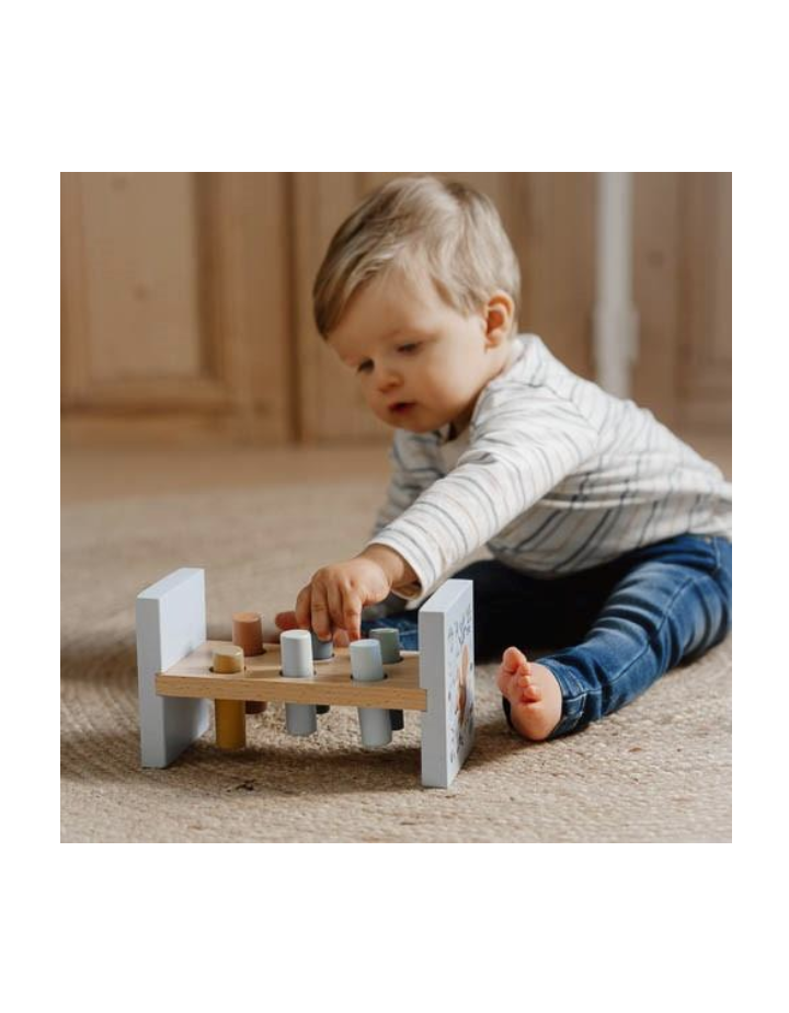 BANC À MARTELER EN BOIS FOREST FRIENDS