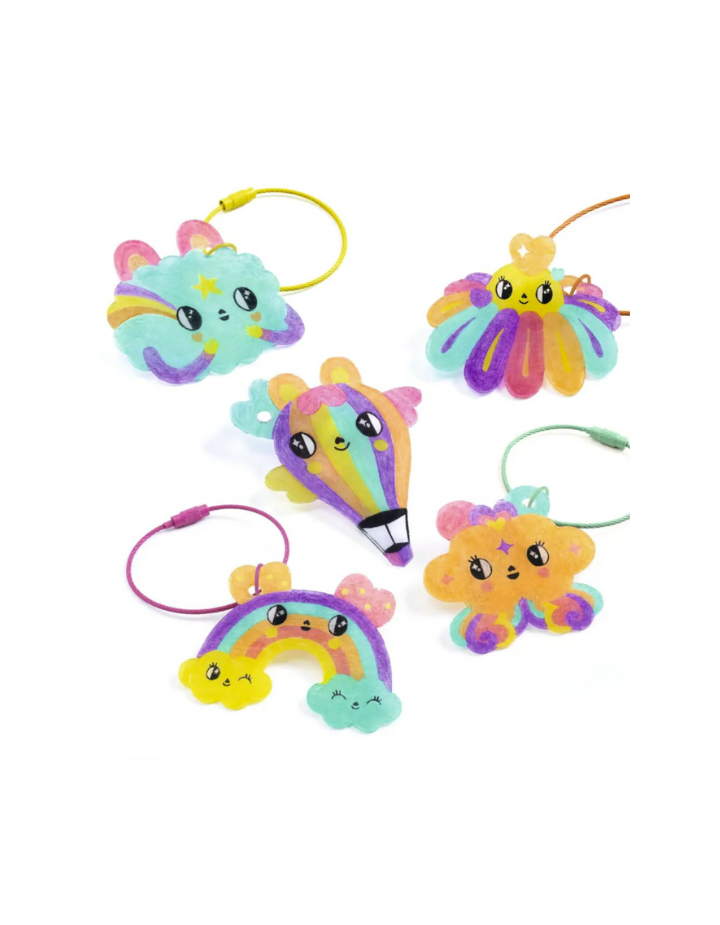 ARTISTIC PLASTIC A COLORIER - porte clefs Kawaii