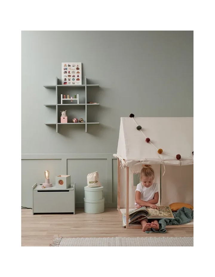 Tente maison de jeu blanc