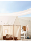 Tente Maison de Jeu Blanche Kids Concept | Cabane Enfant