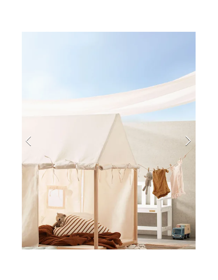 Tente maison de jeu blanc