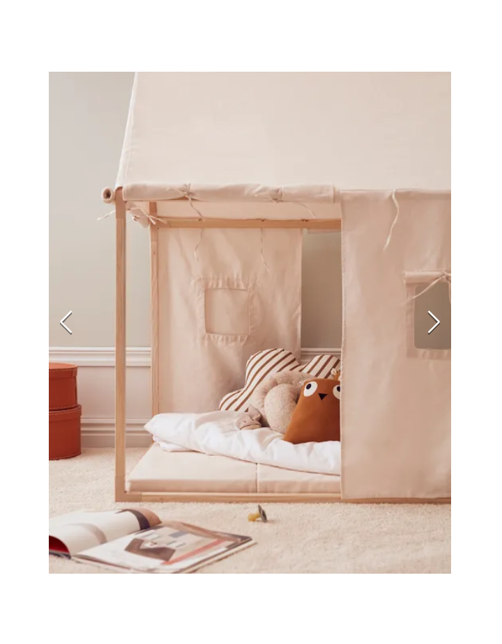 Tente maison de jeu blanc