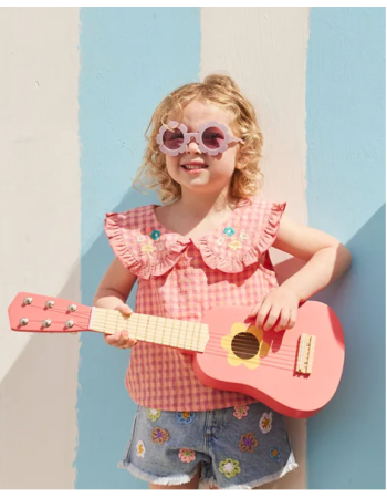 GUITARE FLOWER PINK GUITARE FLOWER PINK