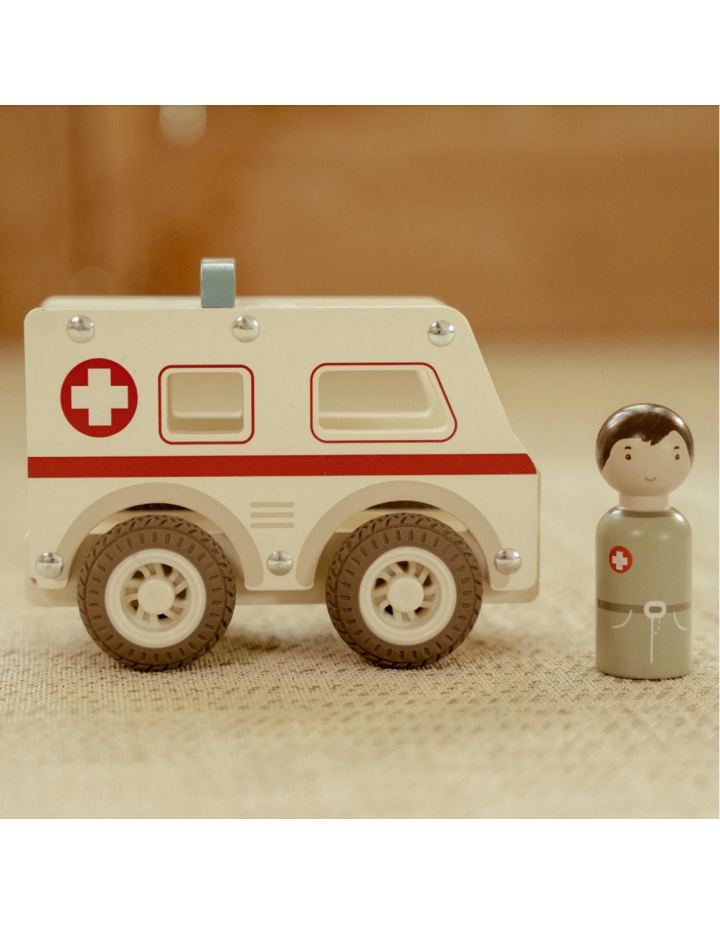 Ambulance en bois Ambulance en bois