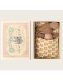 SOURIS BEBE SLEEPY WAKEY DANS SA BOITE ROSE
