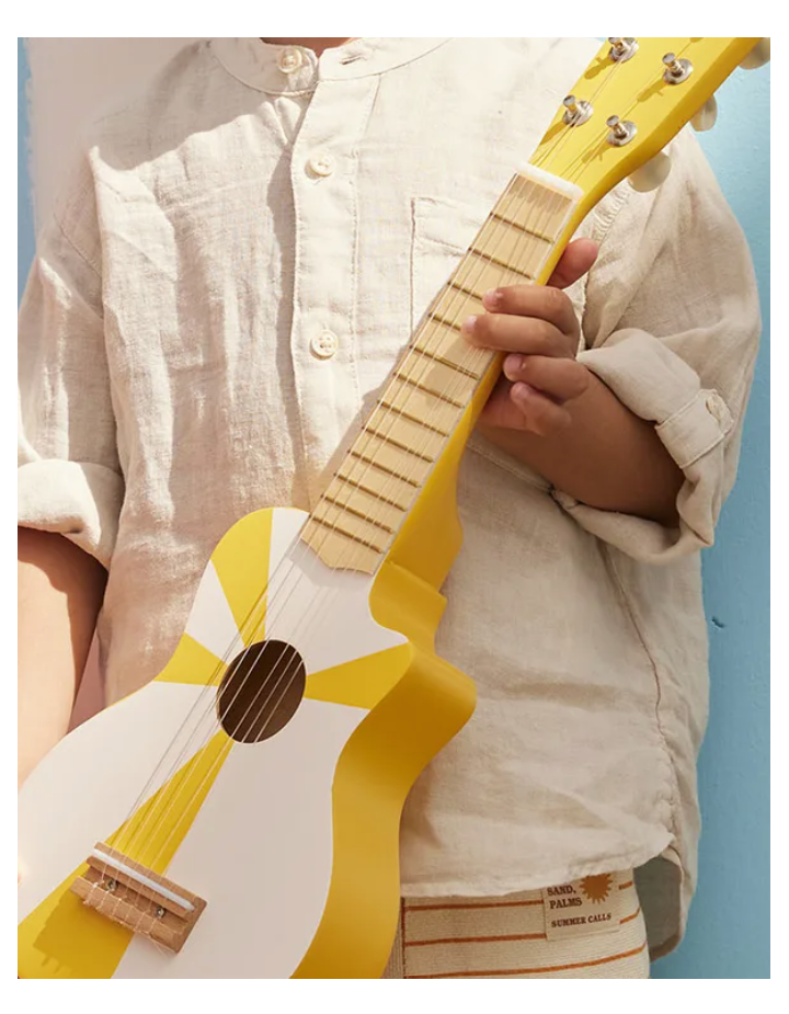GUITARE YELLOW WHITE