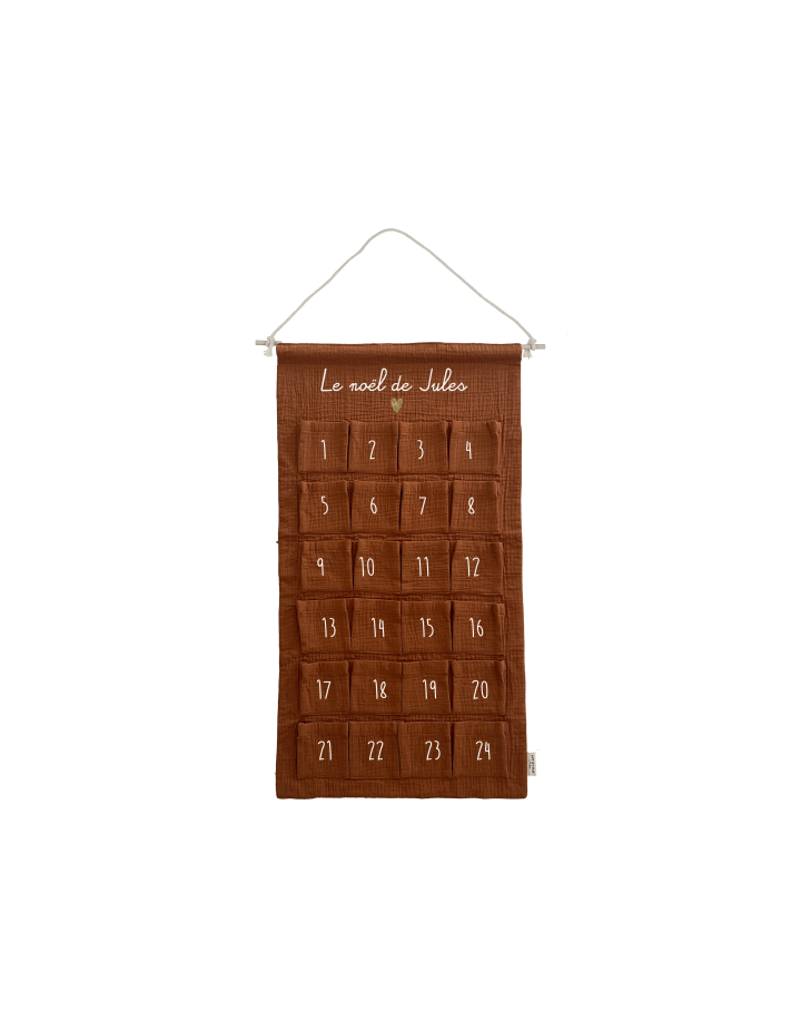 CALENDRIER DE L'AVENT GAZE CARAMEL