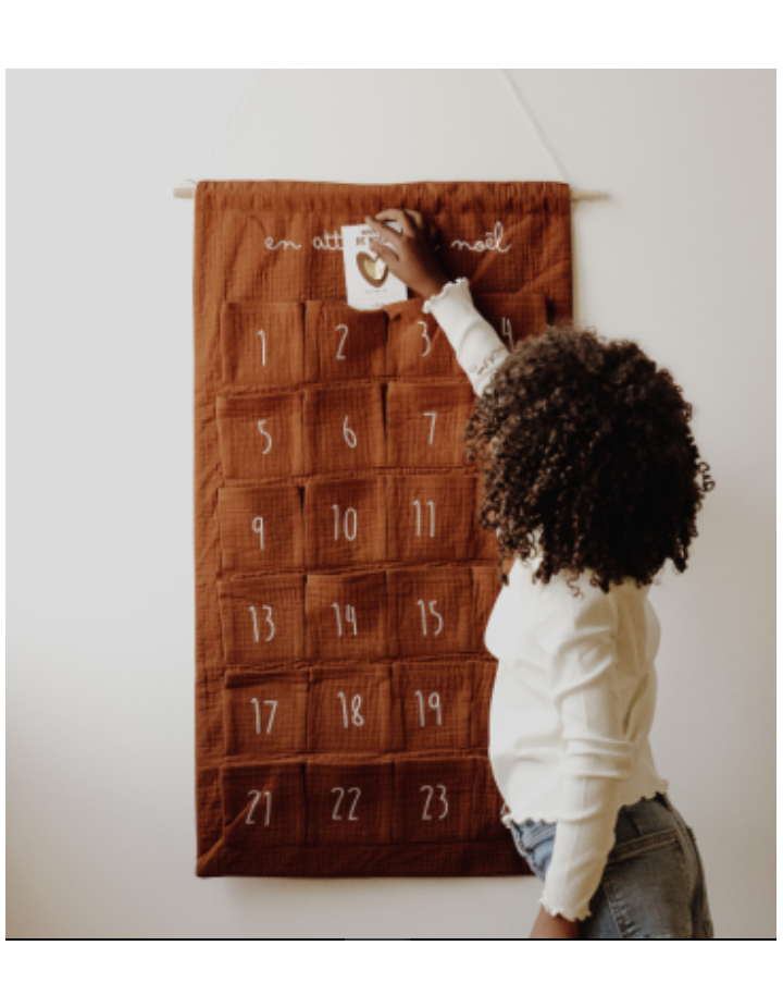 CALENDRIER DE L'AVENT GAZE CARAMEL