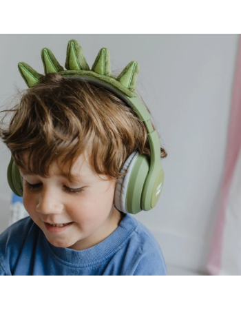 CASQUE SANS FIL DINO VERT CASQUE SANS FIL DINO VERT