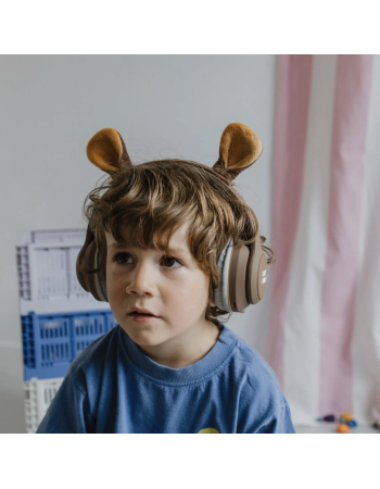 CASQUE SANS FIL LION MARRON CASQUE SANS FIL LION MARRON