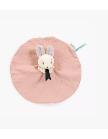 DOUDOU SOURIS ROSE APRES LA PLUIE