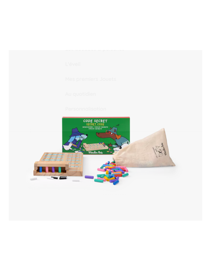 CODE SECRET EN BOIS LES LOUFOQUES