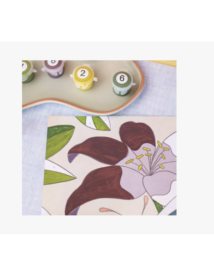 Peintures au numéro Les Rosalies