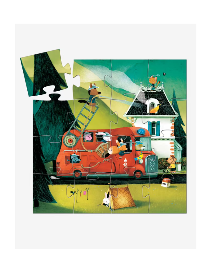 PUZZLE LE CAMION DE POMPIERS