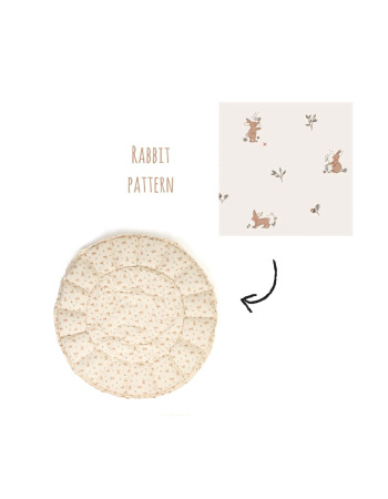 Tapis d´éveil & cocon organic - rabbit