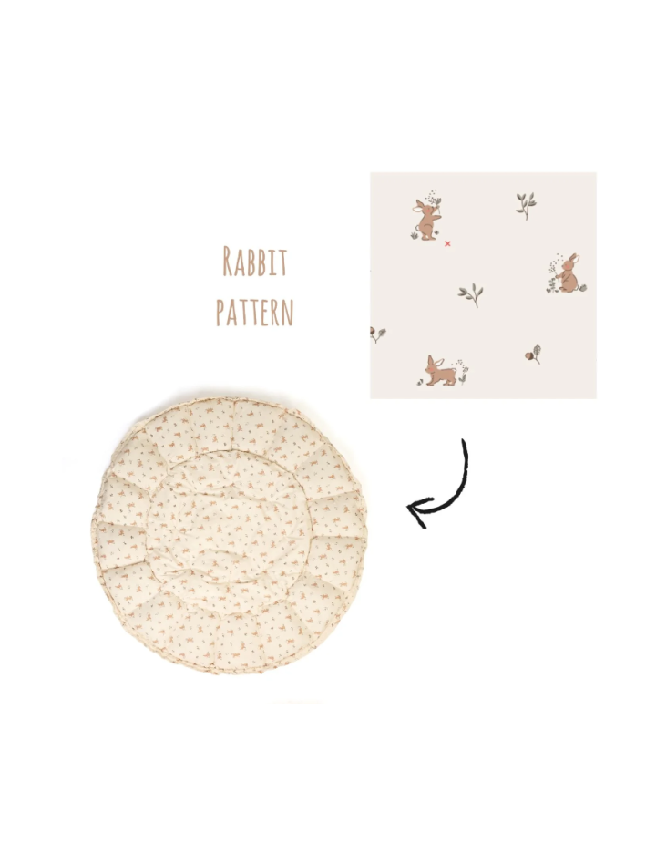 Tapis d´éveil & cocon organic - rabbit