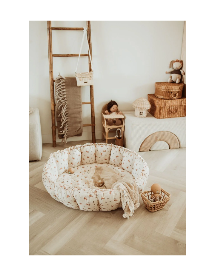 Tapis d´éveil & cocon organic - rabbit