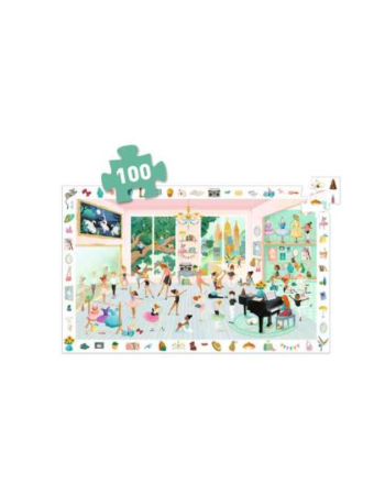 PUZZLE OBSERVATION ECOLE DE DANSE 100 pieces