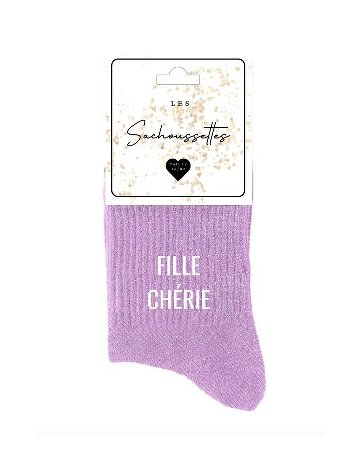 CHAUSETTES PARME PAILLETTES FILLE CHERIE 25/30