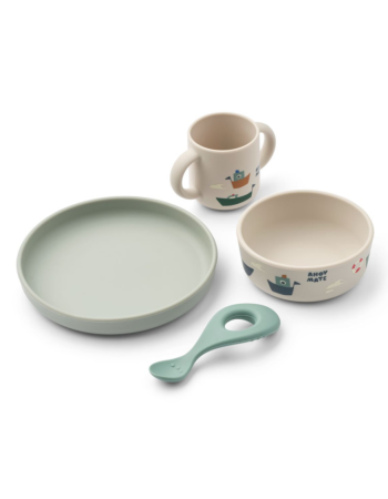 COFFRET REPAS EN SILICONE VIVI SAILING SANDY