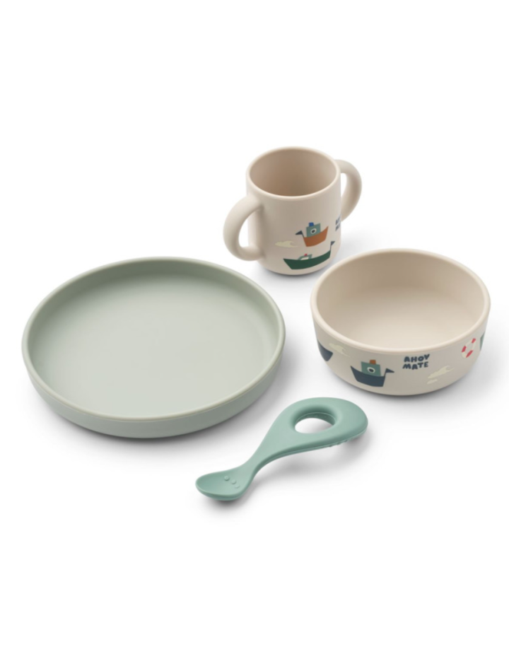 COFFRET REPAS EN SILICONE VIVI SAILING SANDY