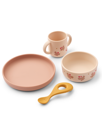 COFFRET REPAS EN SILICONE VIVI APPLE BLOSSOM