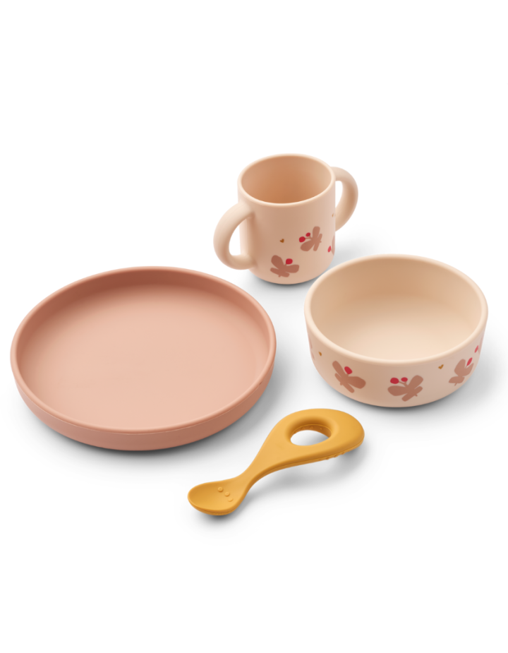 COFFRET REPAS EN SILICONE VIVI APPLE BLOSSOM