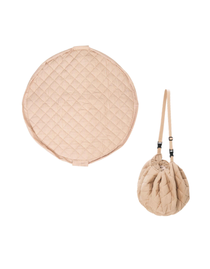 NOOMAD STRIPES BROWN ORGANIC BABYMAT