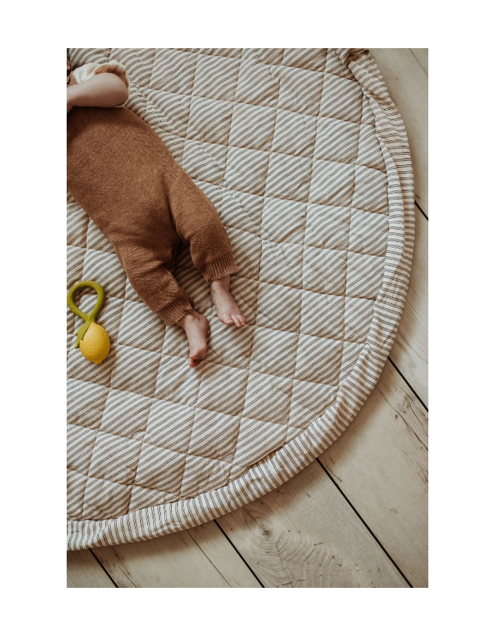 NOOMAD STRIPES BLEUE ORGANIC BABYMAT