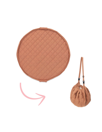 NOOMAD TAWNY BROWN ORGANIC BABYMAT