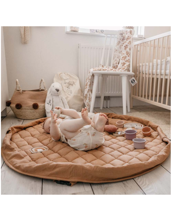 NOOMAD TAWNY BROWN ORGANIC BABYMAT