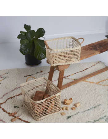 Set de 2 Paniers de rangement Cabouche - Naturel