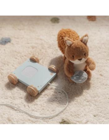 PELUCHE A TIRER ECUREUIL FOREST FRIENDS