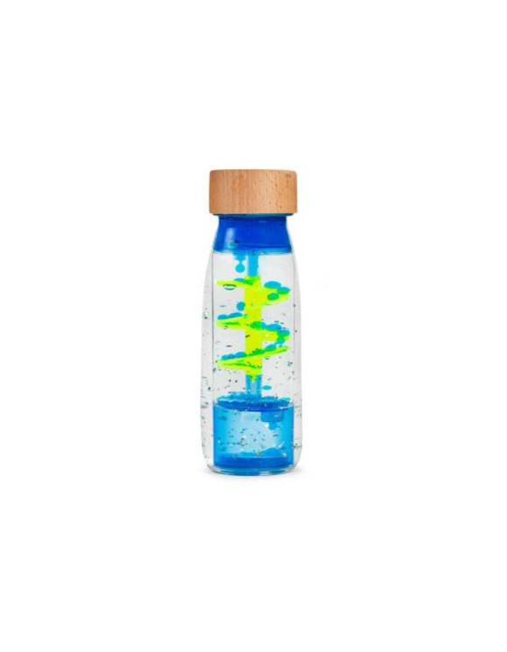 BOUTEILLE SENSORIELLE SPIRALE BLEUE
