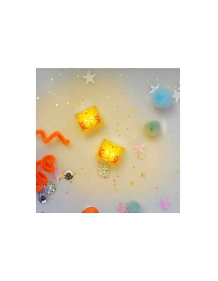 LOT DE 4 CUBES SENSORIELS LUMINEUX  DANIEL TIGER